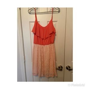 XL coral dress
